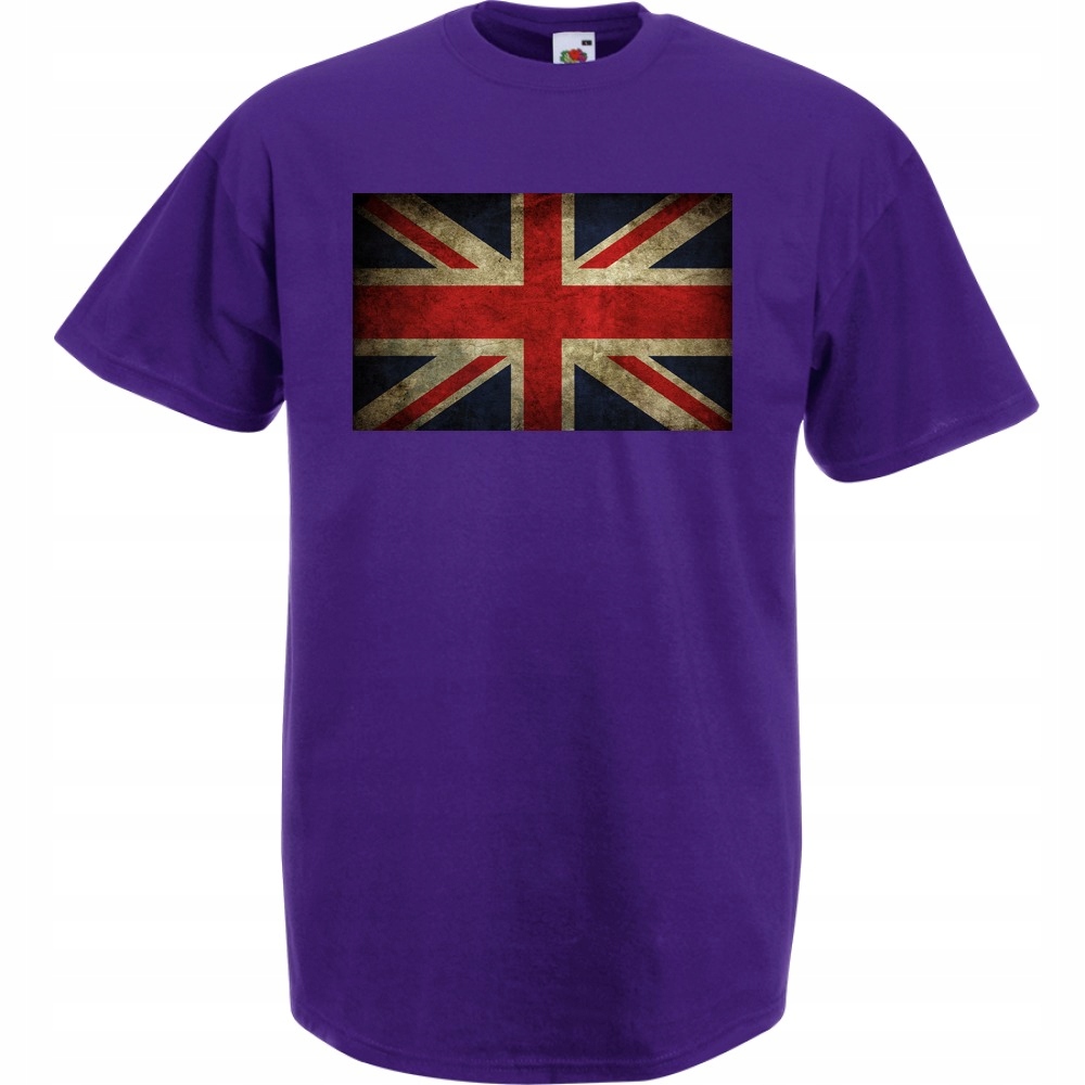 

Koszulka flaga Uk Wielka Brytania M fioletowa