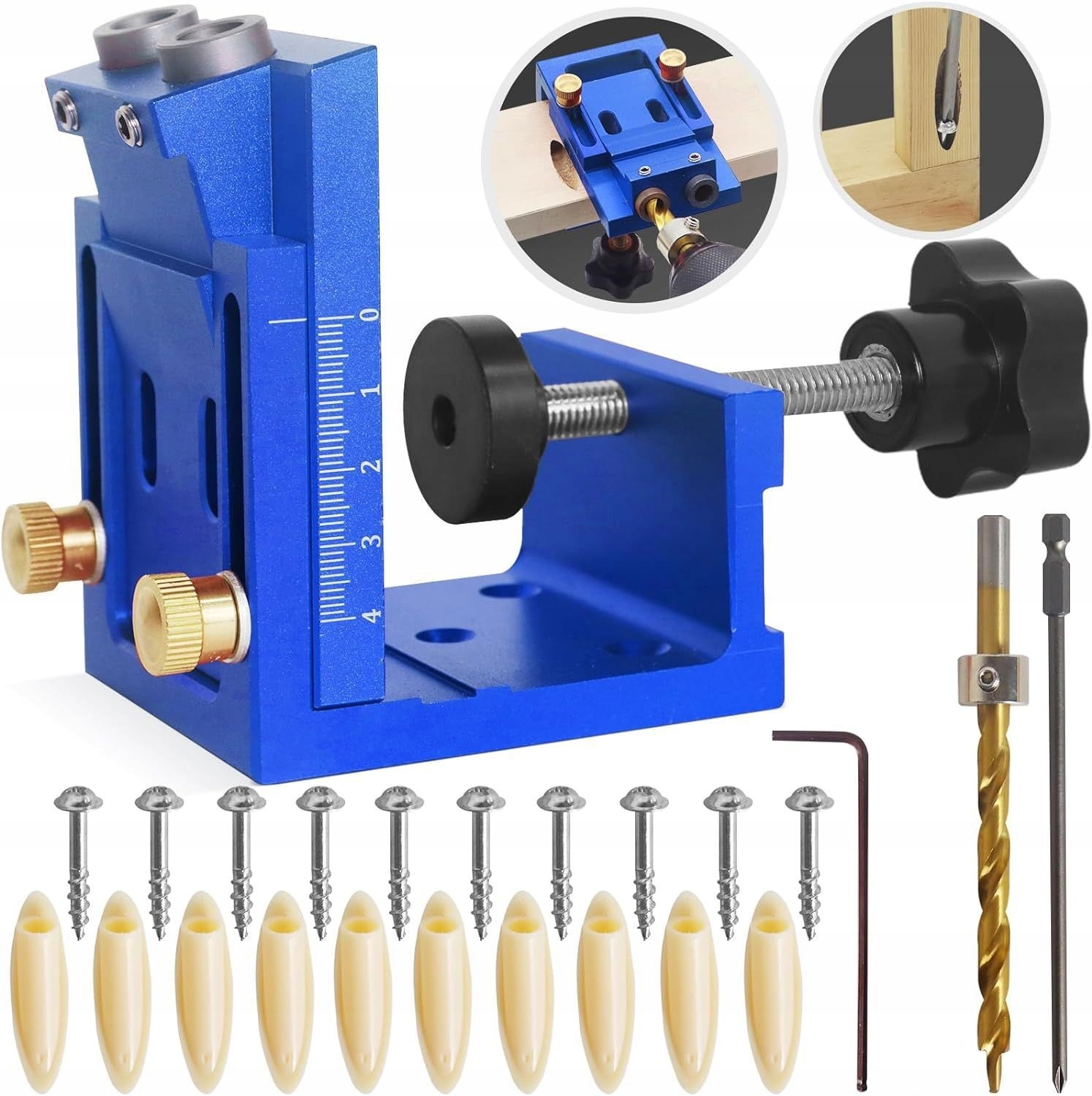 Przyrząd Szablon Do Połączeń Niewidocznych Ukrytych Kątowych Kieszeniowych