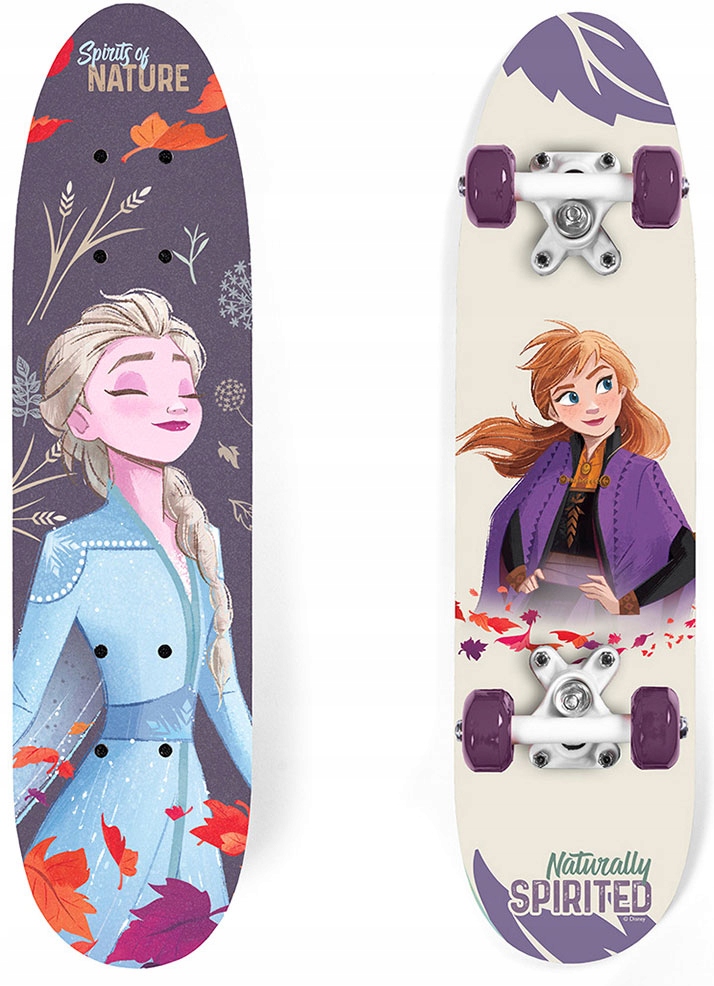 Deskorolka drewniana dla dzieci Frozen Kraina Lodu Antypoślizgowa