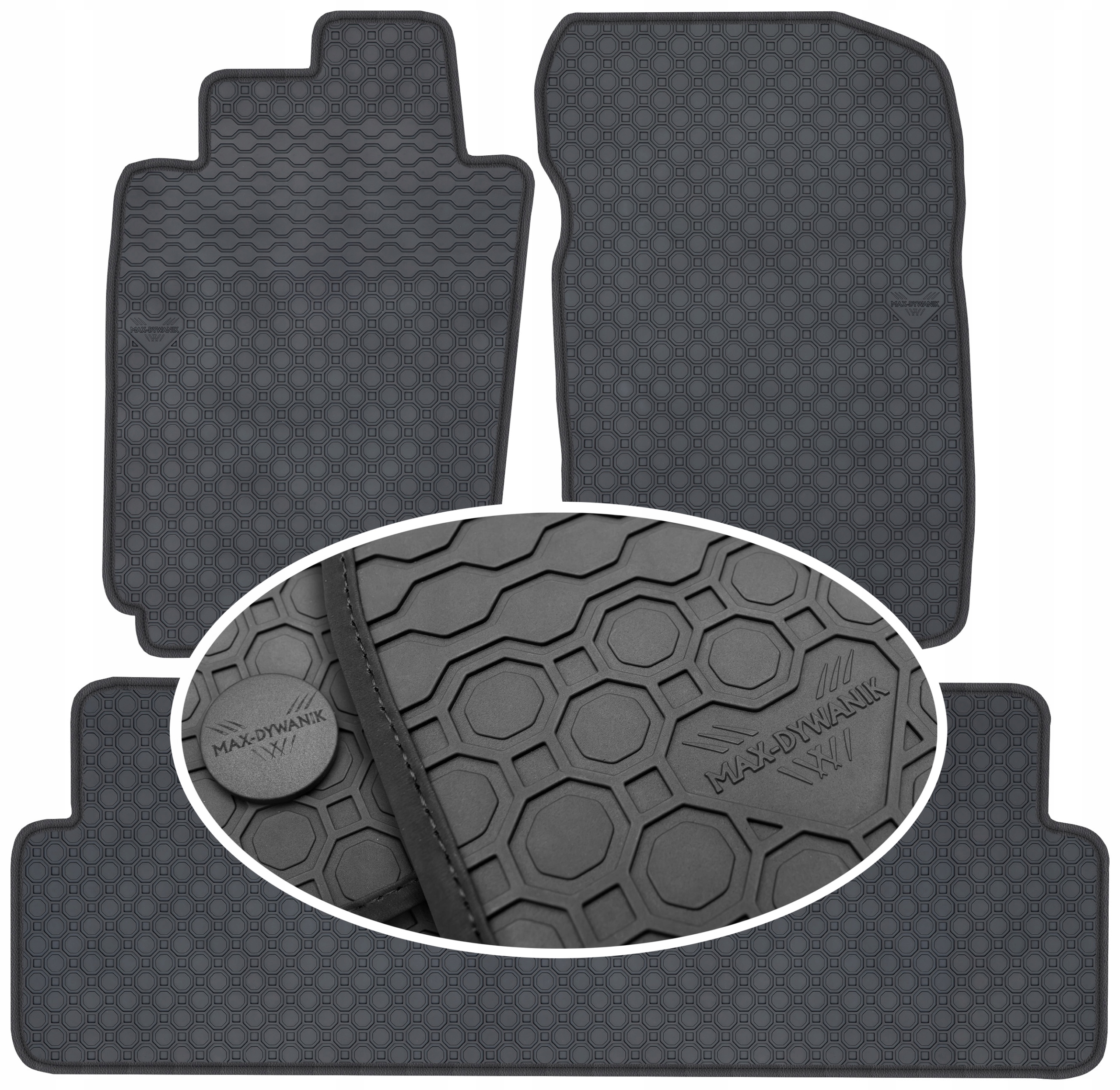 Toyota Corolla VI E90 89-93 Gumový koberec PrimeLiner čierny