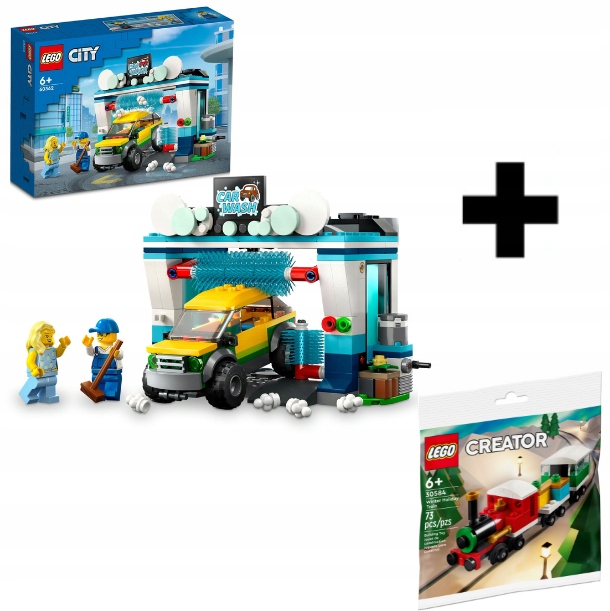 Lego City Automobilová 60362 Lego 30584 Vánoční Sada