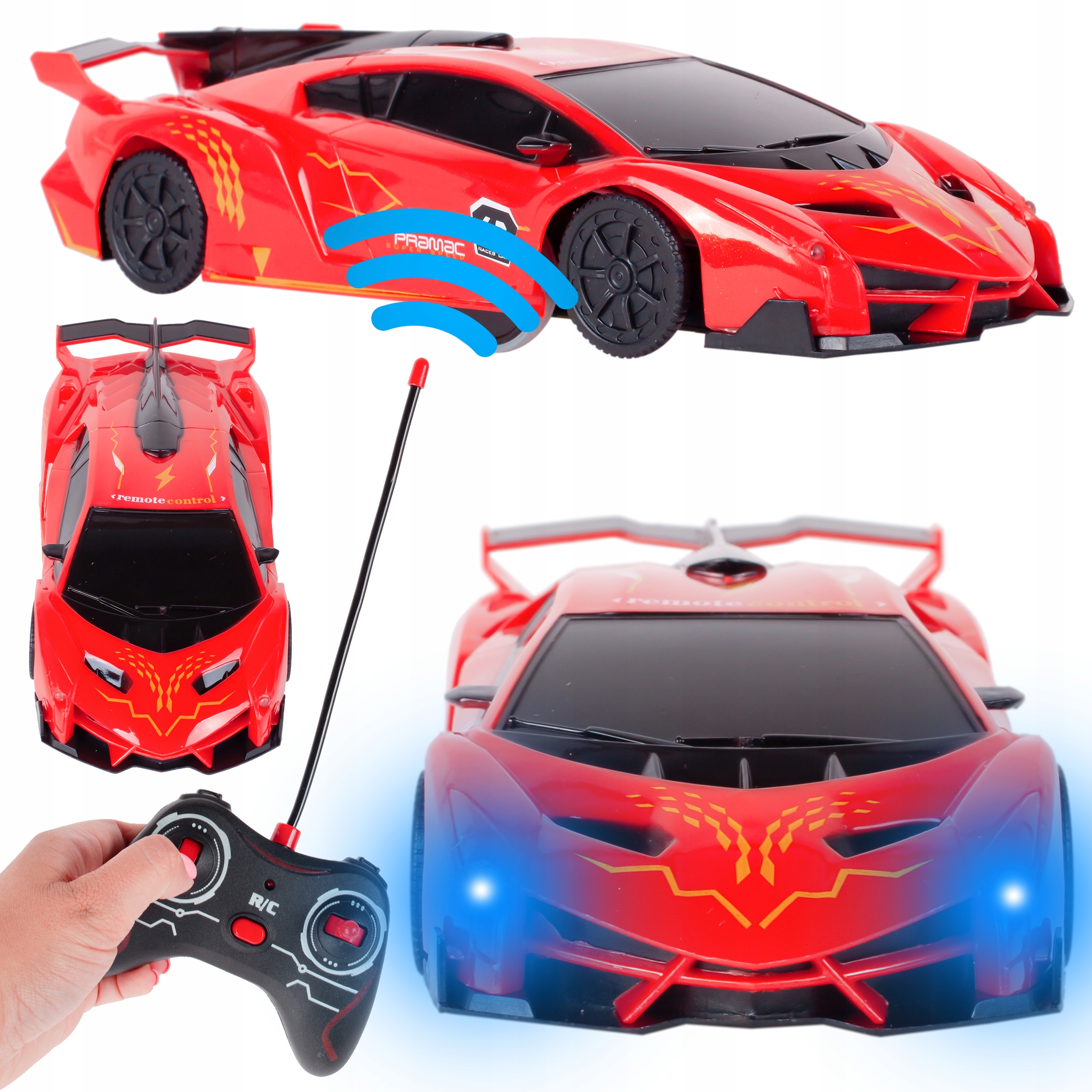 

Auto Kaskader Jeżdzi Po Ścianach Pilot Sterowany