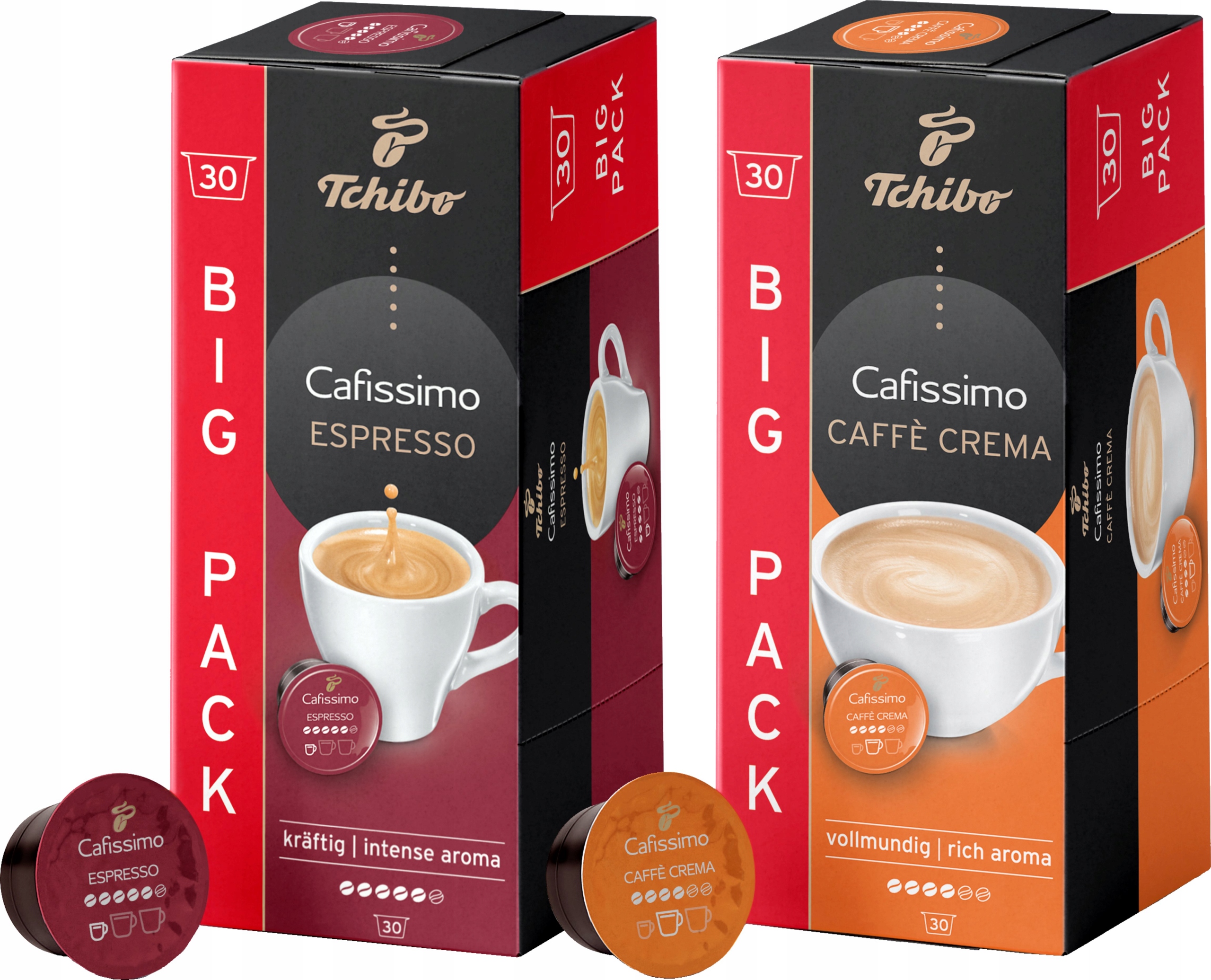 Levně Kapsle Tchibo Cafissimo Rich Aroma Espresso Intense Aroma 2 x 30 ks