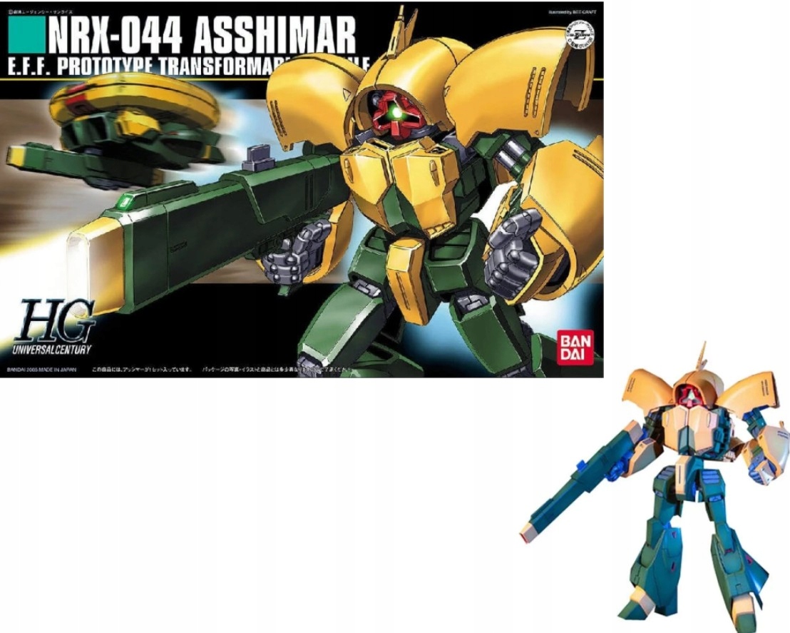 Gundam Hguc 1/144 Ms NRX-044 Asshimar Stavebnice Model