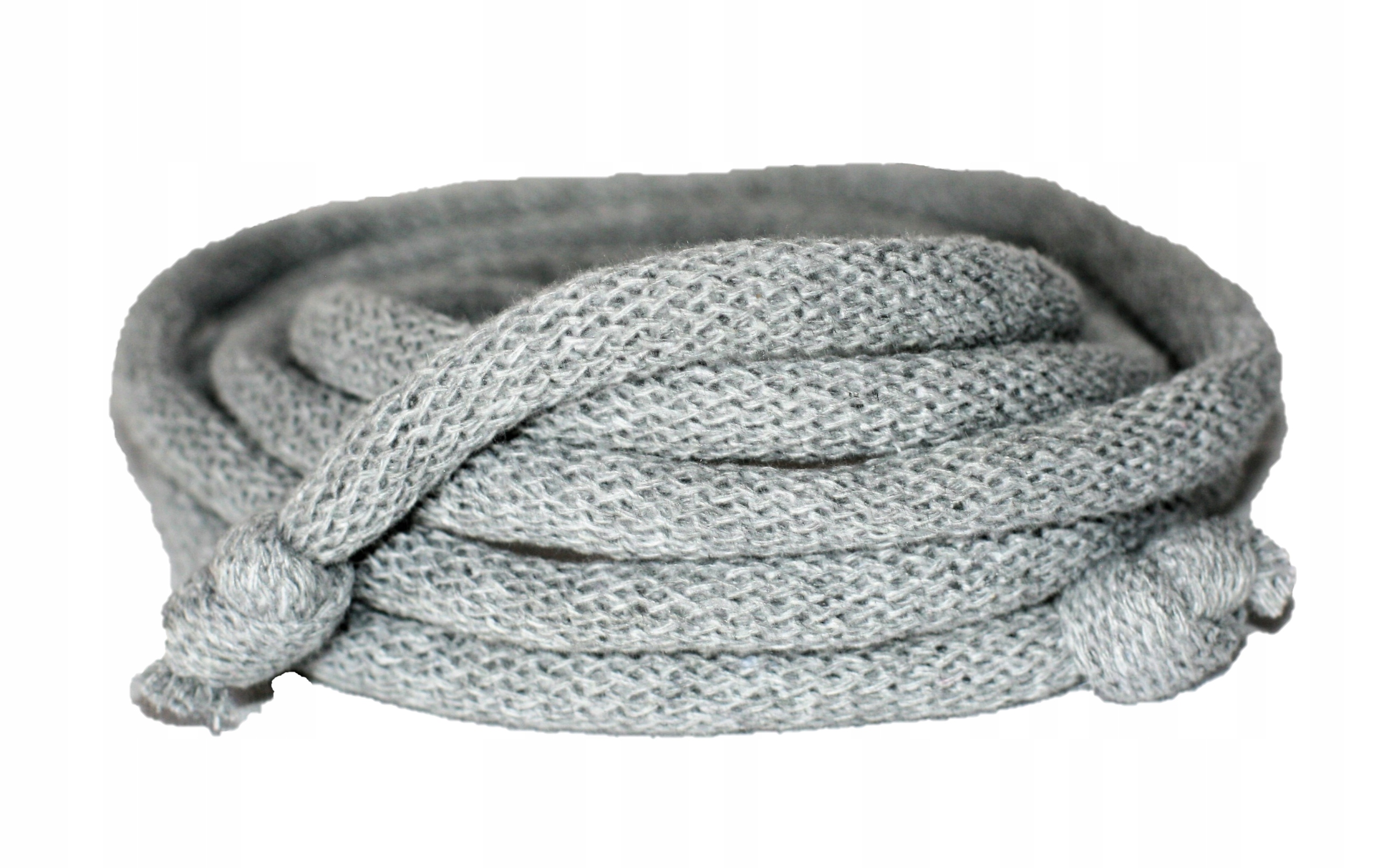 

Pasek Boho ze sznurka bawełniany szary 180cm