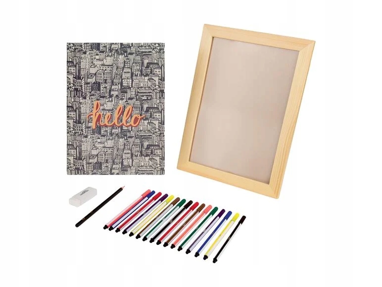 Kaligrafická Sada Crelando Fixy Blok Rámeček Kurz [eng]