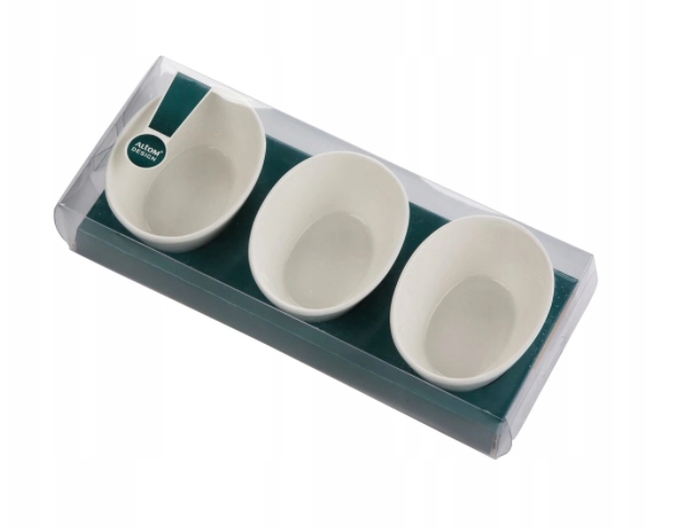 

Miska Miseczka Do Dipów Na Przystawki 3X Porcelana
