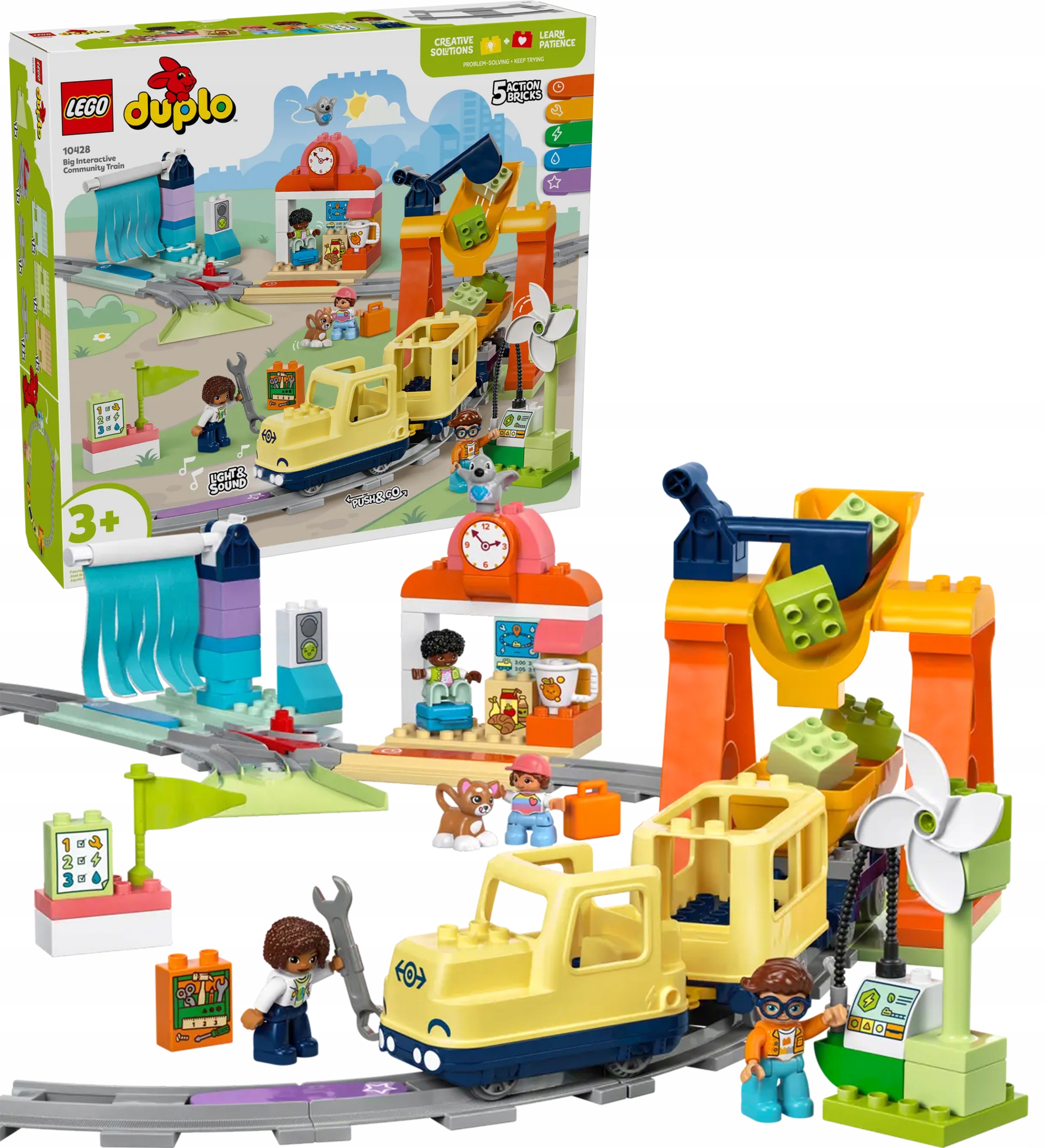 Lego Duplo Velký interaktivní městský vlak 10428