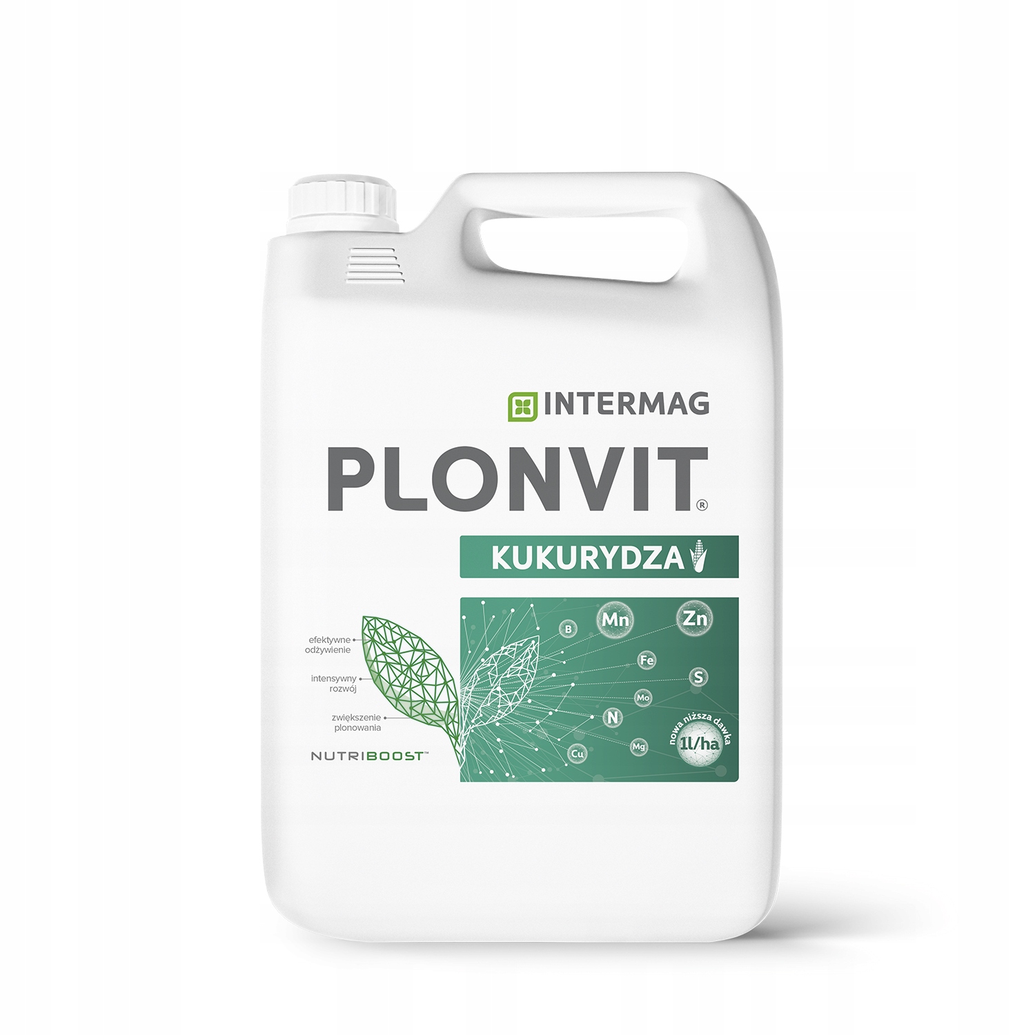 Plonvit Kukurydza Nutriboost 5L Intermag Niższa dawka 1l/ha nawóz