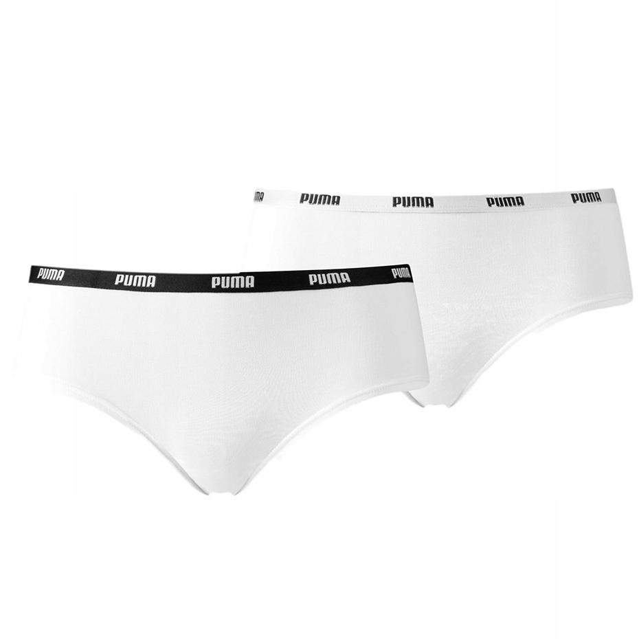 

Bielizna damska Puma Hipster 2P Pack biała 907852