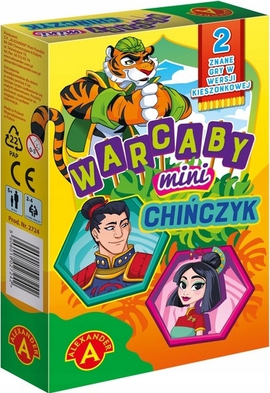 

2 Gry Kieszonkowe Gra Chińczyk I Warcaby Mini 2W1
