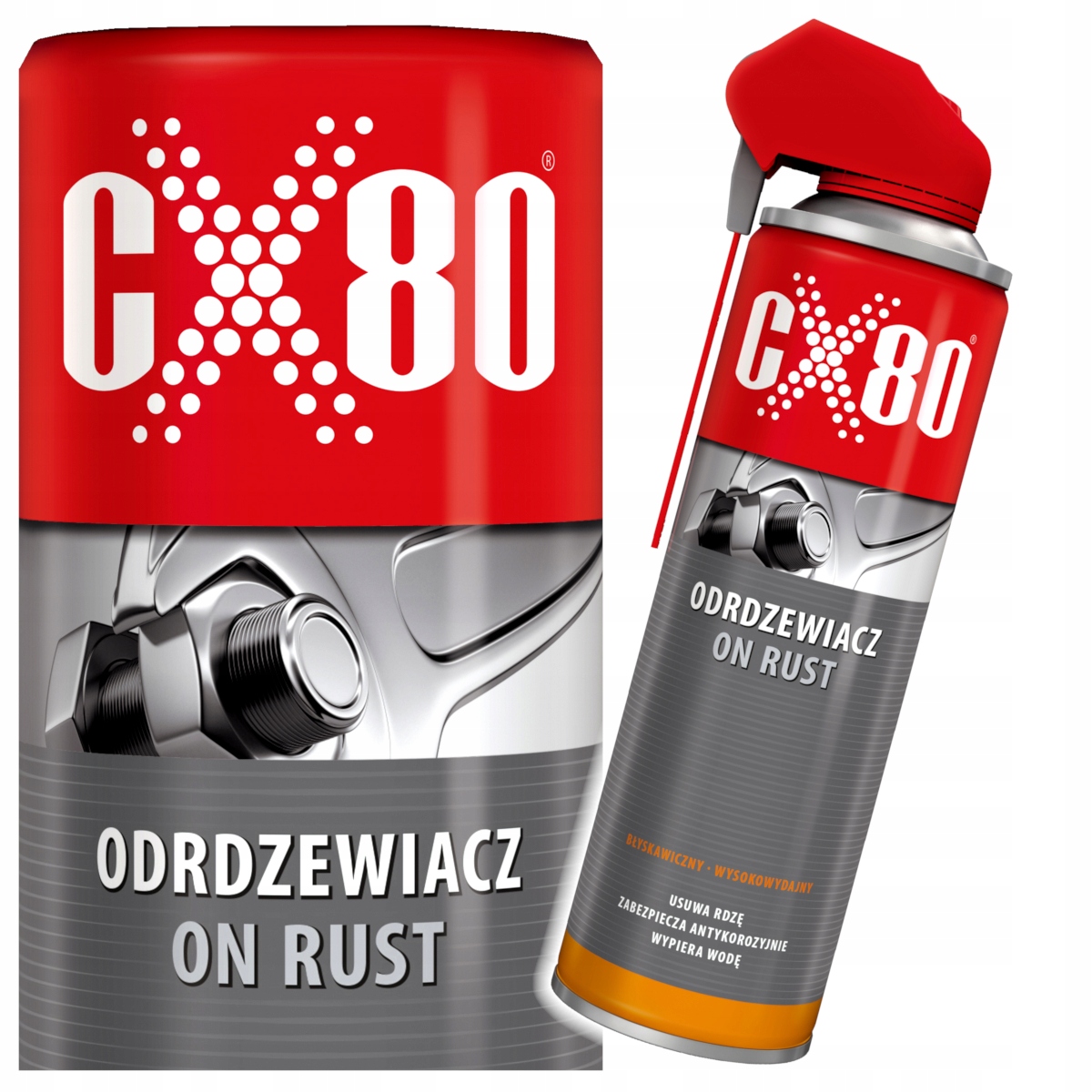 CX80 Odrdzewiacz On Rust Do Śrub Nakrętek DuoSpray 500ml
