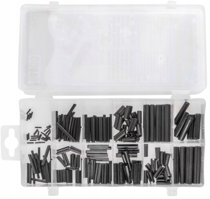 TULEJKI TULEJKA KOŁKI ZAWLECZKI SPRĘŻYSTE 245 SZT