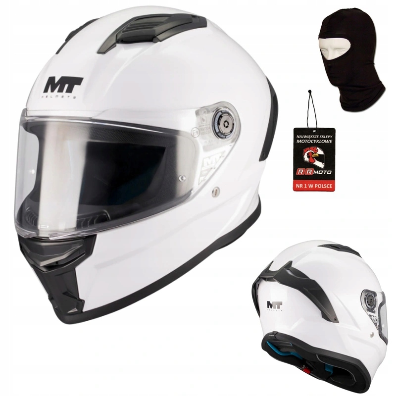 Detská motocyklová prilba Mt Stinger 2 Kids Pure Gloss biela skúterová Darček