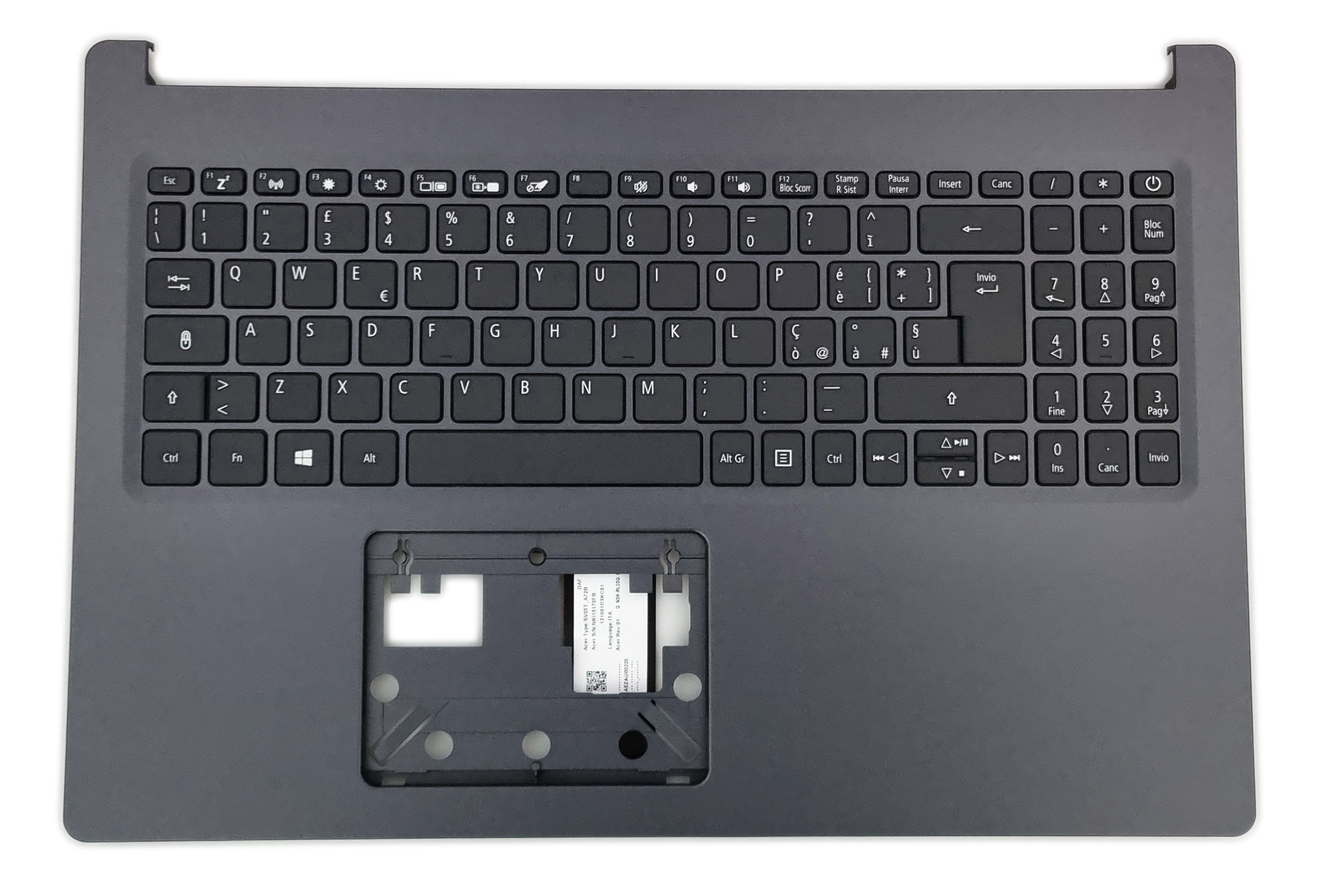 Nová Klávesnice Pro Notebook Acer Aspire A515-44 A515-44G Italská