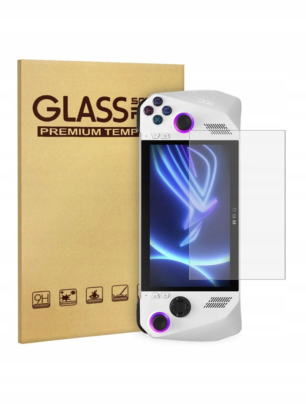 Szkło hartowane ochronne 9H 0,26mm tempred glass Asus Rog Ally
