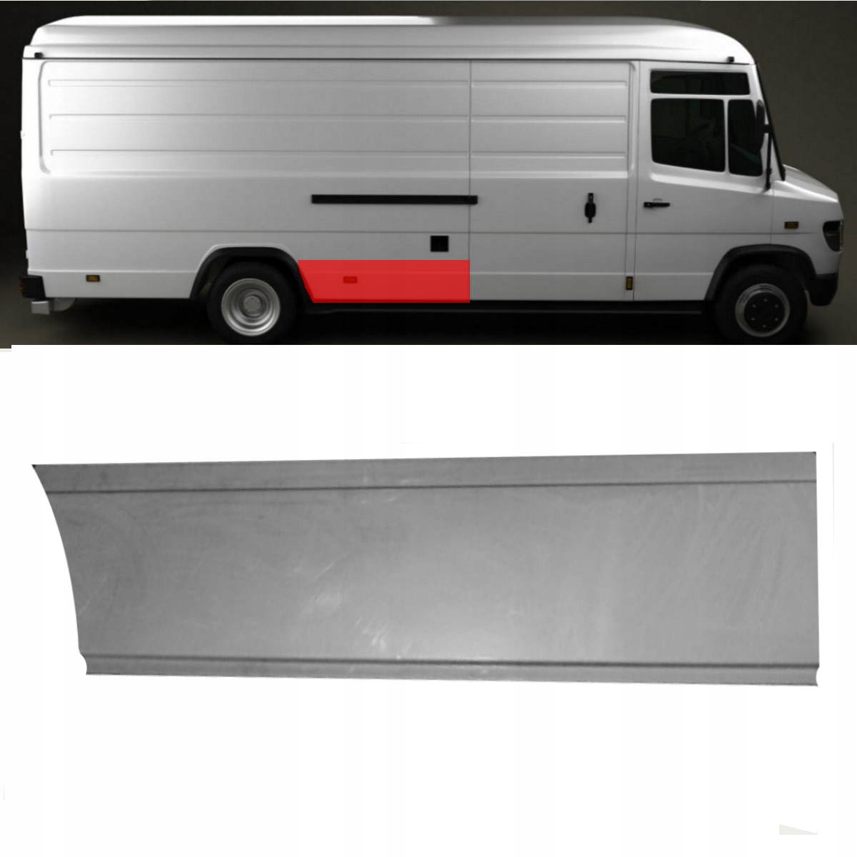 BOK TYŁ PRAWY PRZED KOŁEM MERCEDES VARIO W670 95-