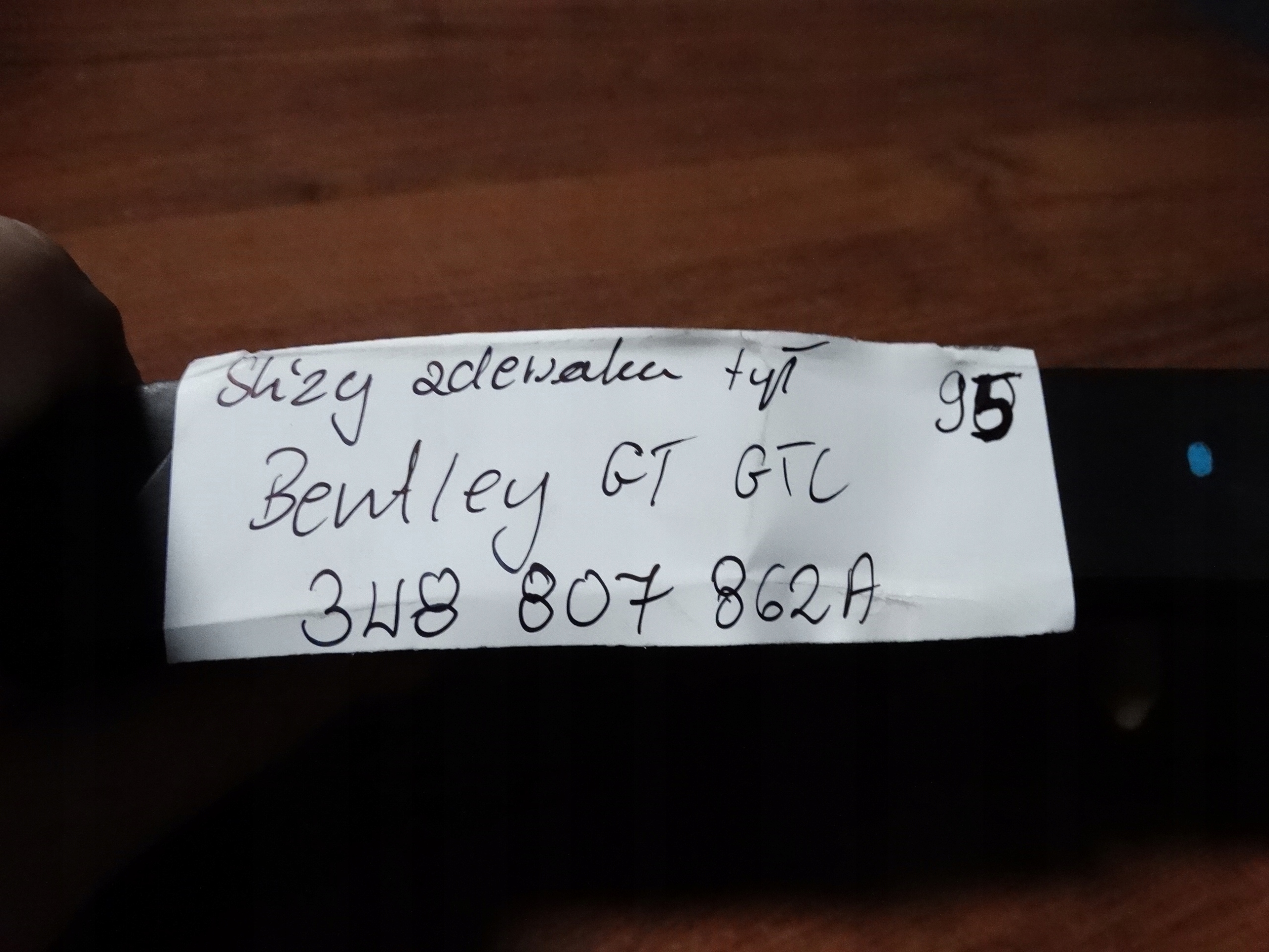 IDEALNY bumper bracket rear part BENTLEY GT GTC 1