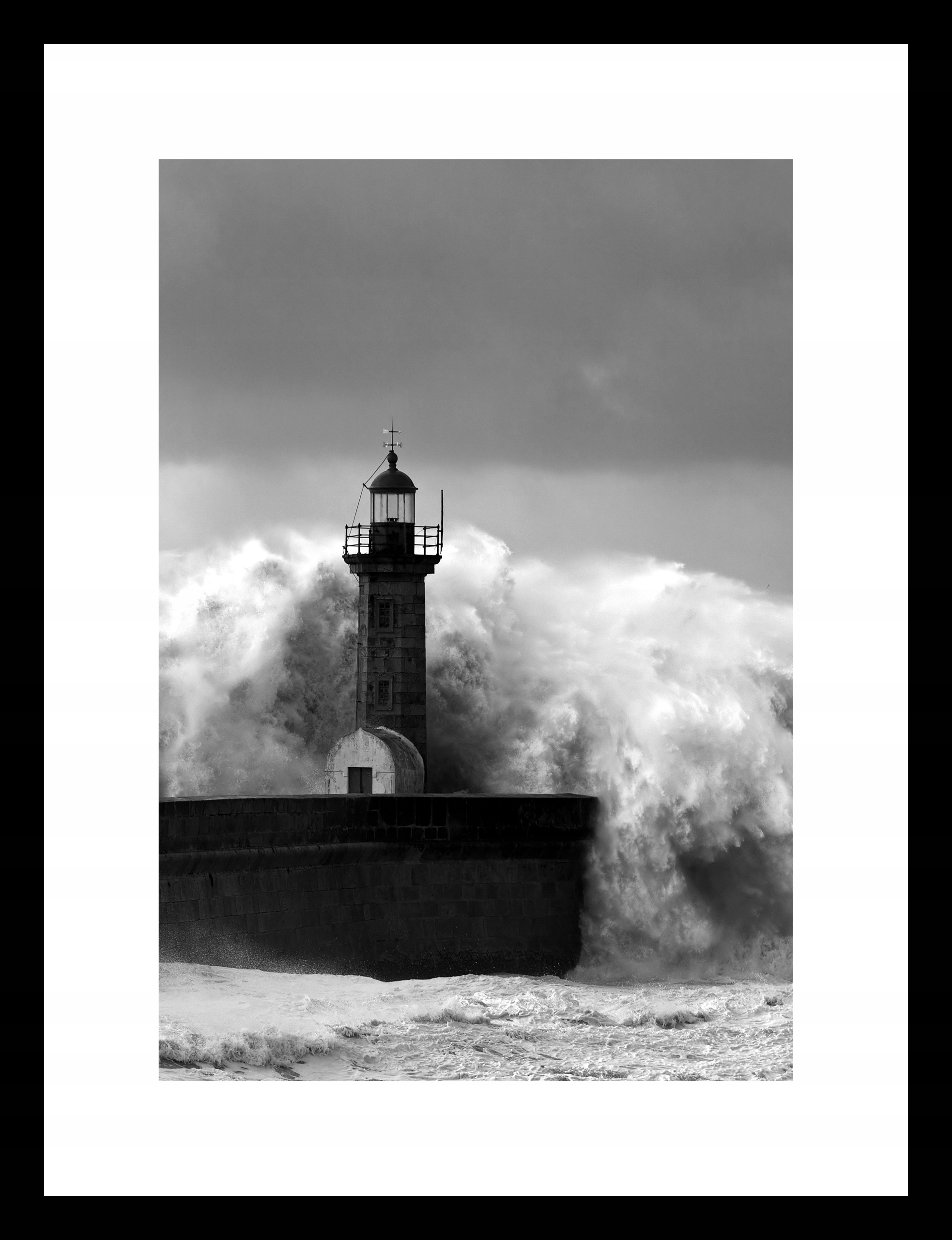 

Nowoczesny Obraz W Ramie seria morska Latarnia