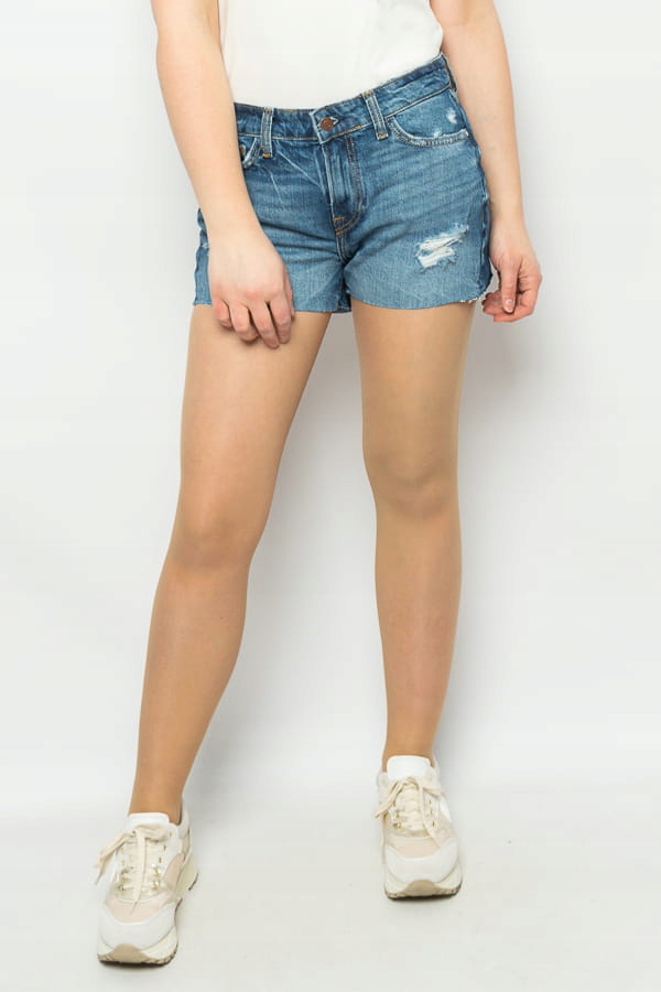 Dámské Šortky Guess W3GD20 D4ZN1 Modré Pants: 26