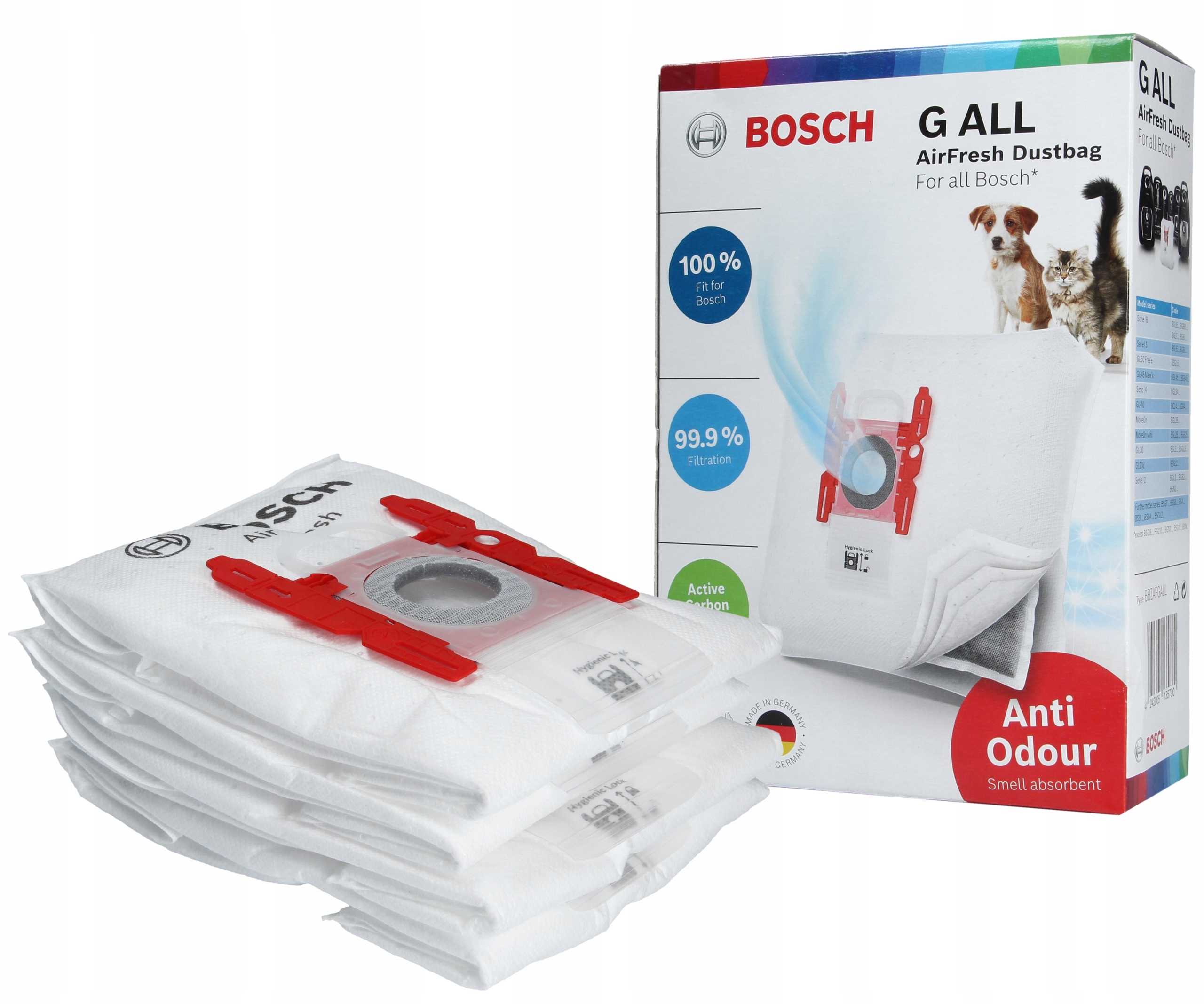 

Worki 4szt do odkurzacza Bosch BGLS48X350
