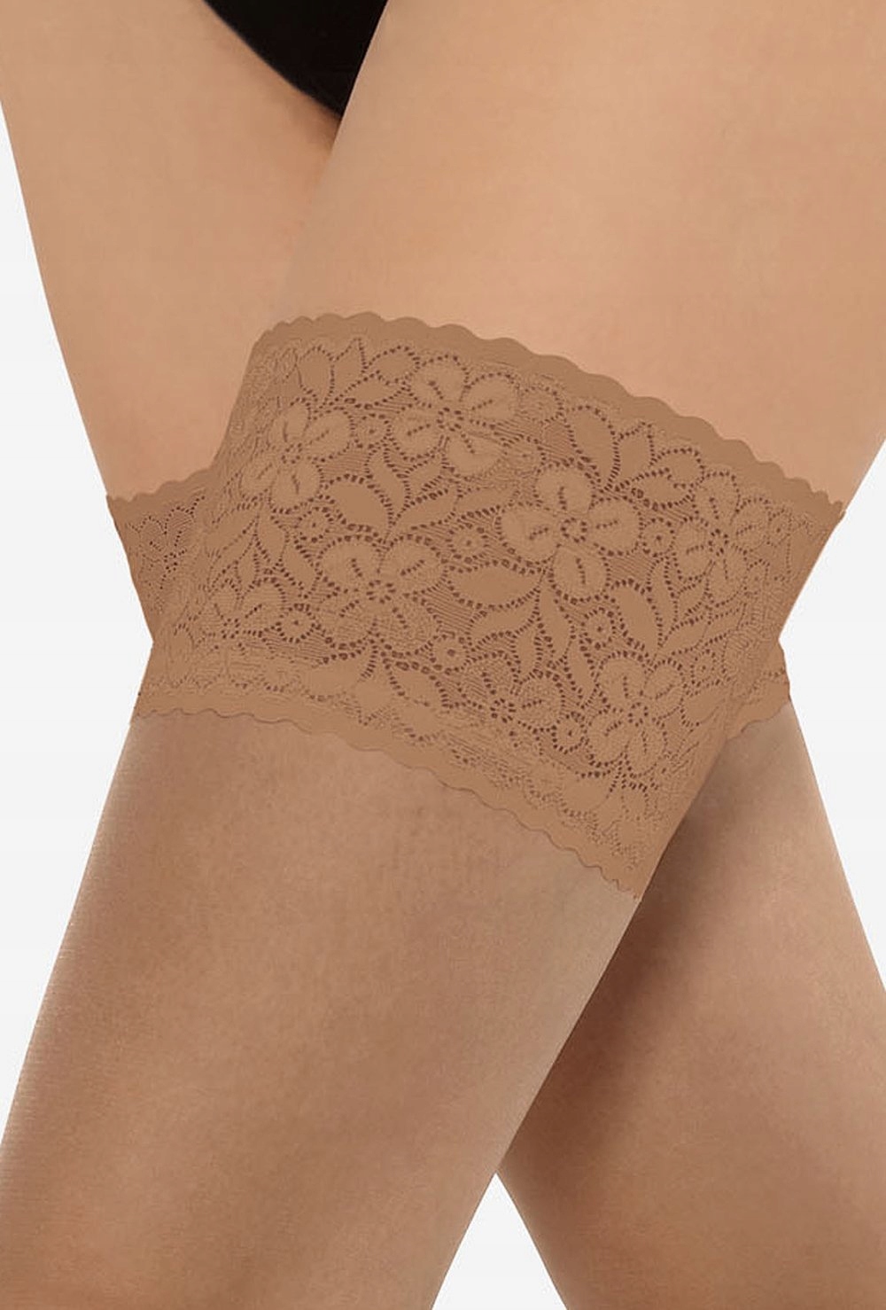 Gatta pończochy samonośne Michelle 01, golden 1/2 Rozmiar 1/2