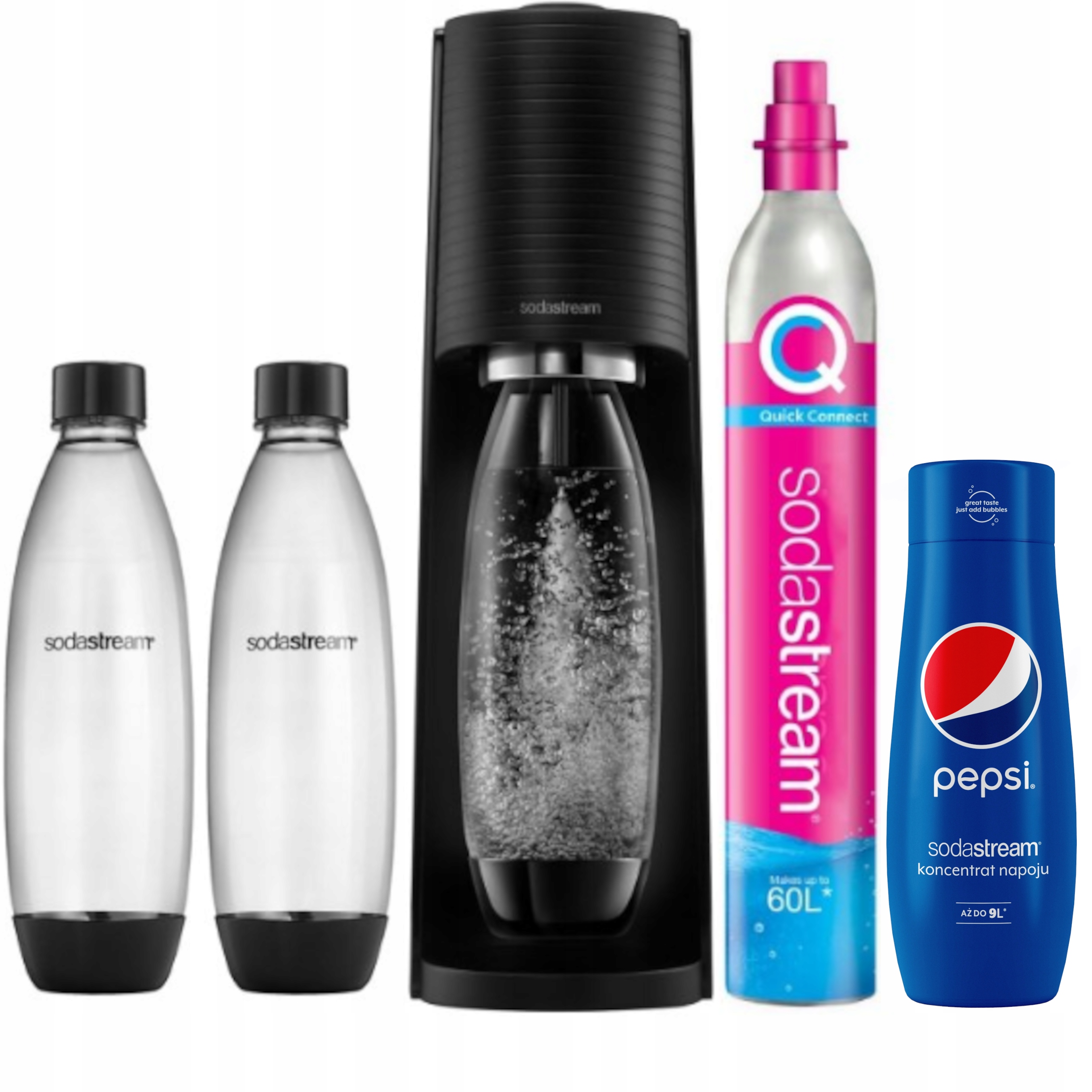 

Sodastream Saturator Terra czarny Pepsi