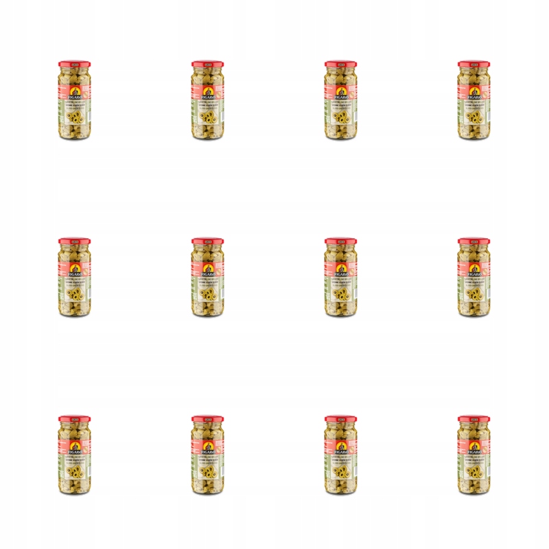 Oliwki zielone krojone 240g/130g Figaro X12