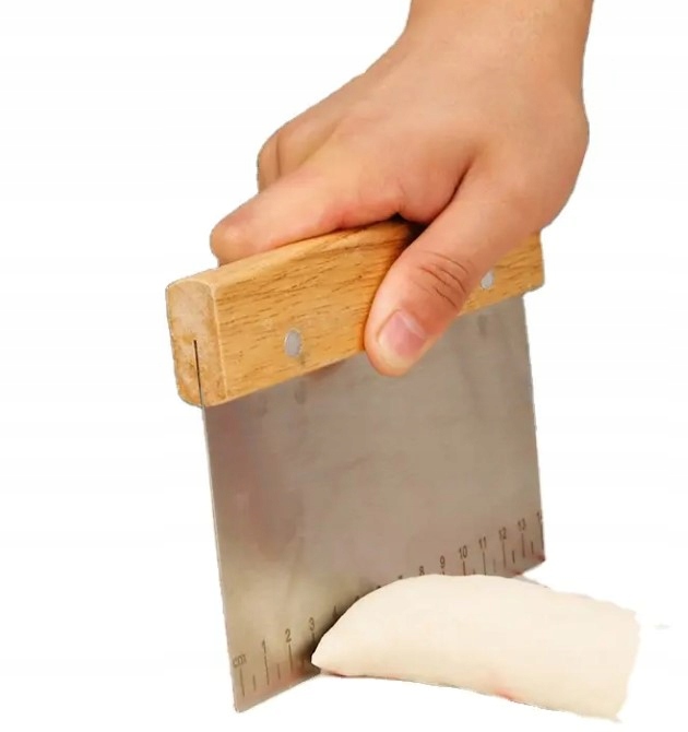 SKROBAK SZPATUŁKA DO CIASTA DO PIZZY VIAGGIO STAL i DREWNO + EBOOK GRATIS Marka Viaggio