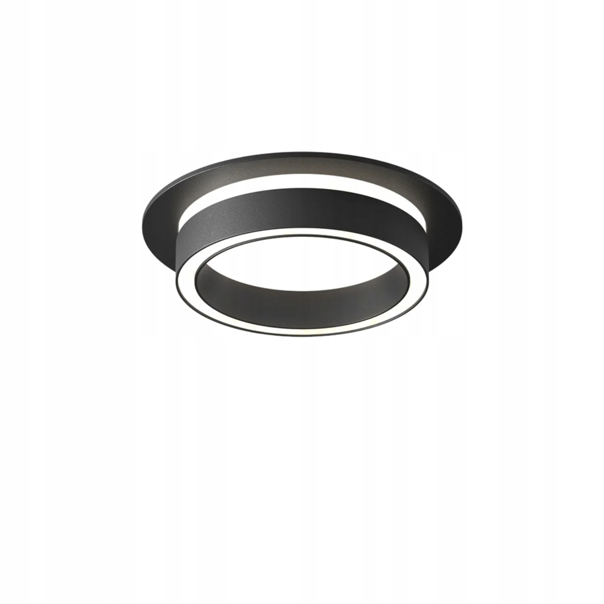 Zapuštěné svítidlo Maytoni Orlo černé kulaté 1xGX53 15W IP20