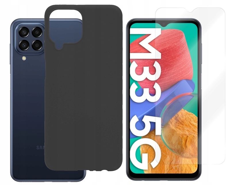 

Etui Case Beline do Samsung M33 5G cza Matt +szkło