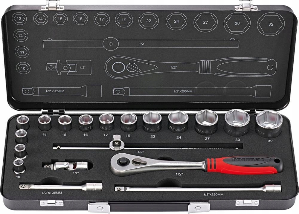 Sada Vymeniteľných Koncoviek Pre Nástrčný Kľúč 1/2