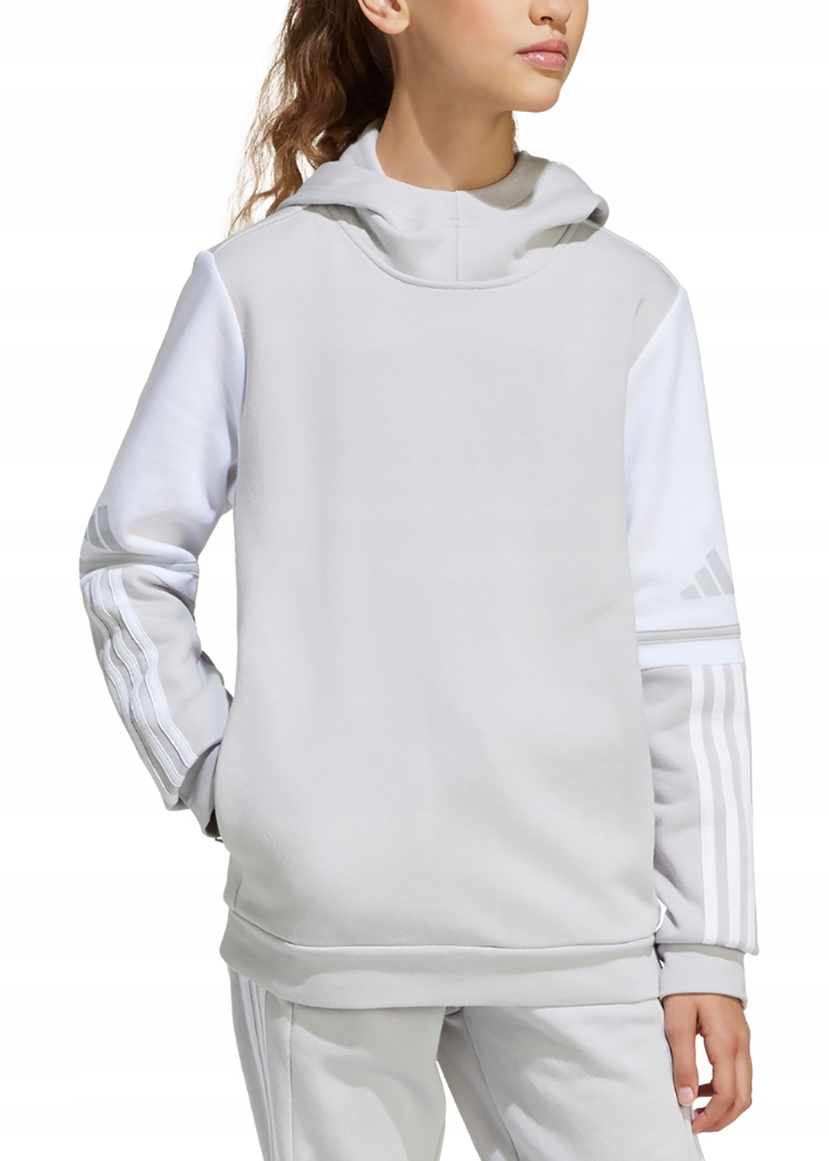 Dětská Mikina adidas Squadra 25 s kapucí Tepláková mikina s kapucí Kangurka 140 cm