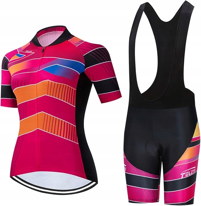Strój Rowerowy Kolarski Damski Dla Kobiet Teleyi