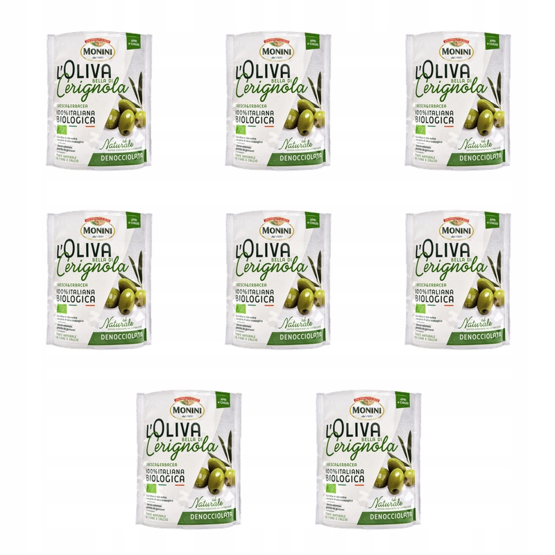Monini olivy Bella di Cerignola 150 g X8