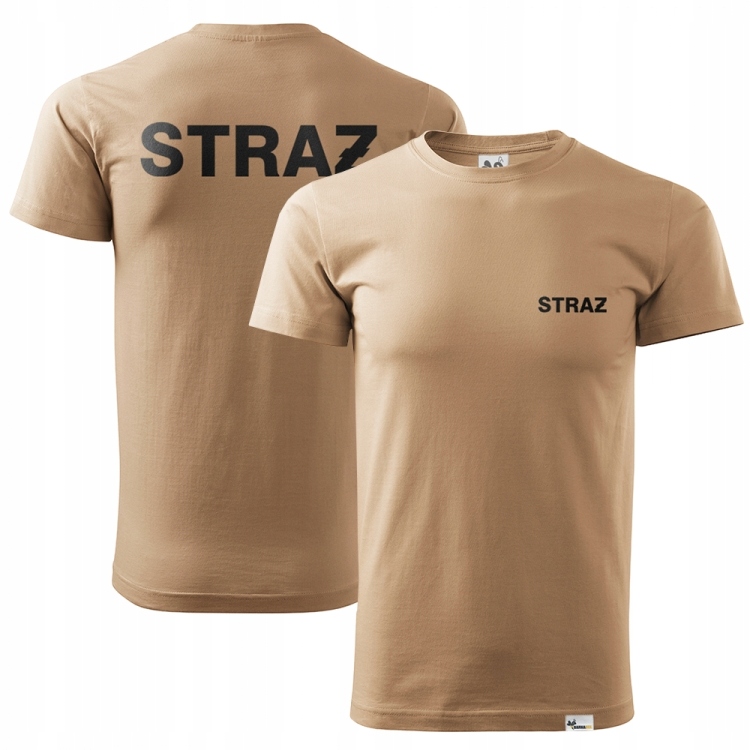 

KS15f L Koszulka piaskowa z nadrukiem Straż