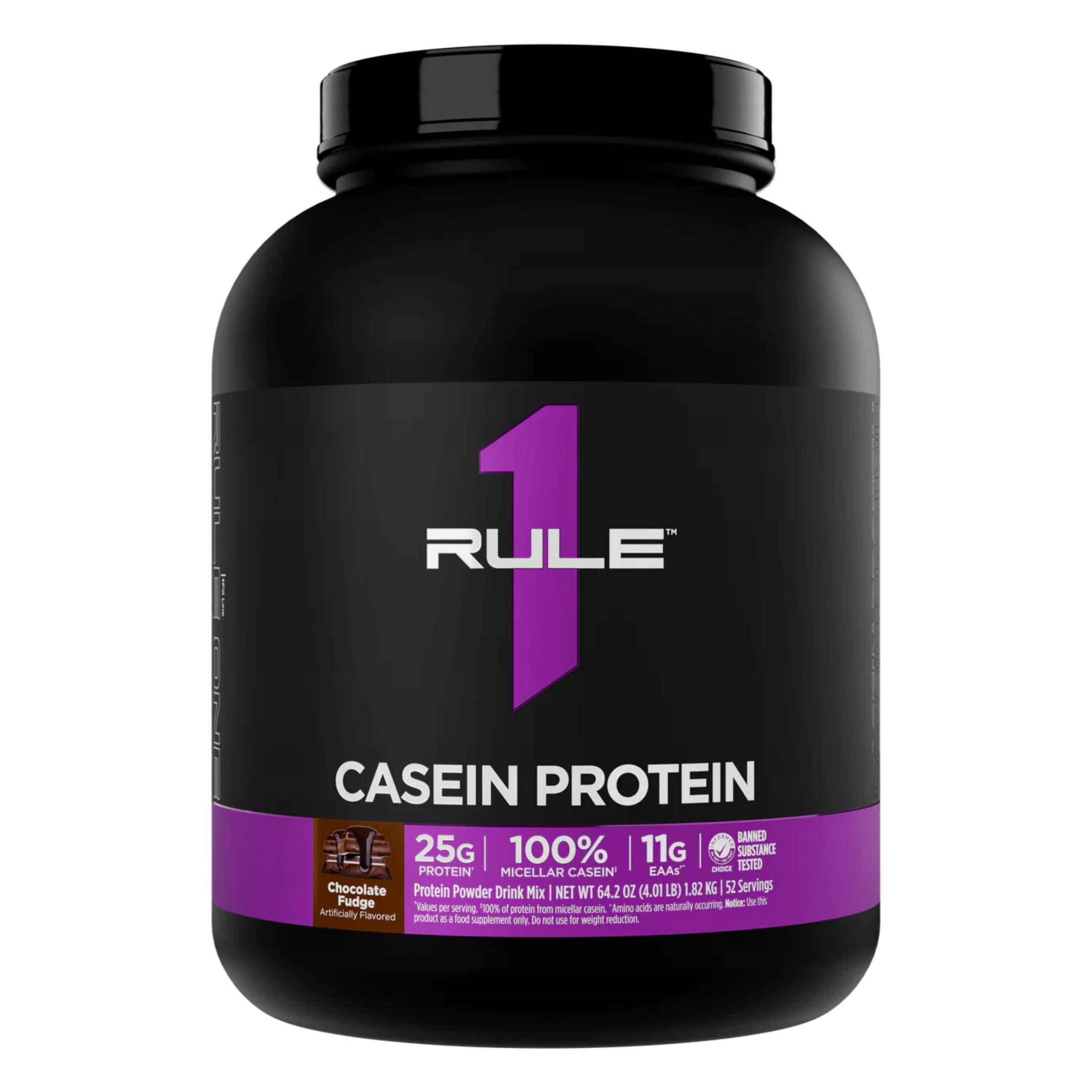 Protein Kazeina R1 Casein Protein 1820 g Bílkoviny Čokoláda RULE1