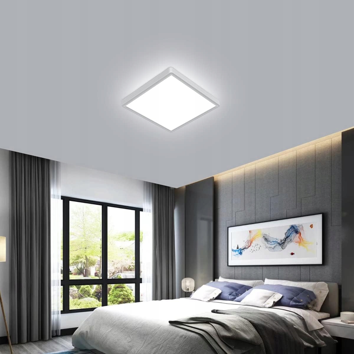 Zestaw 3x PANEL PLAFON LED 24W NATYNKOWY BIAŁY Marka bez marki