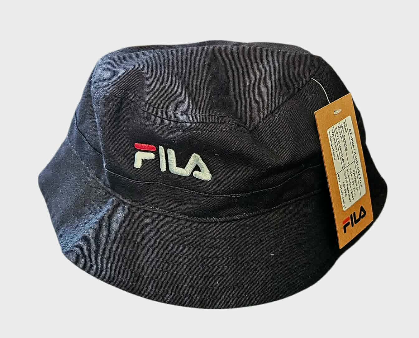 Kapelusz Fila Rozmiar Uniwersalny Czarny 100% Bawełna