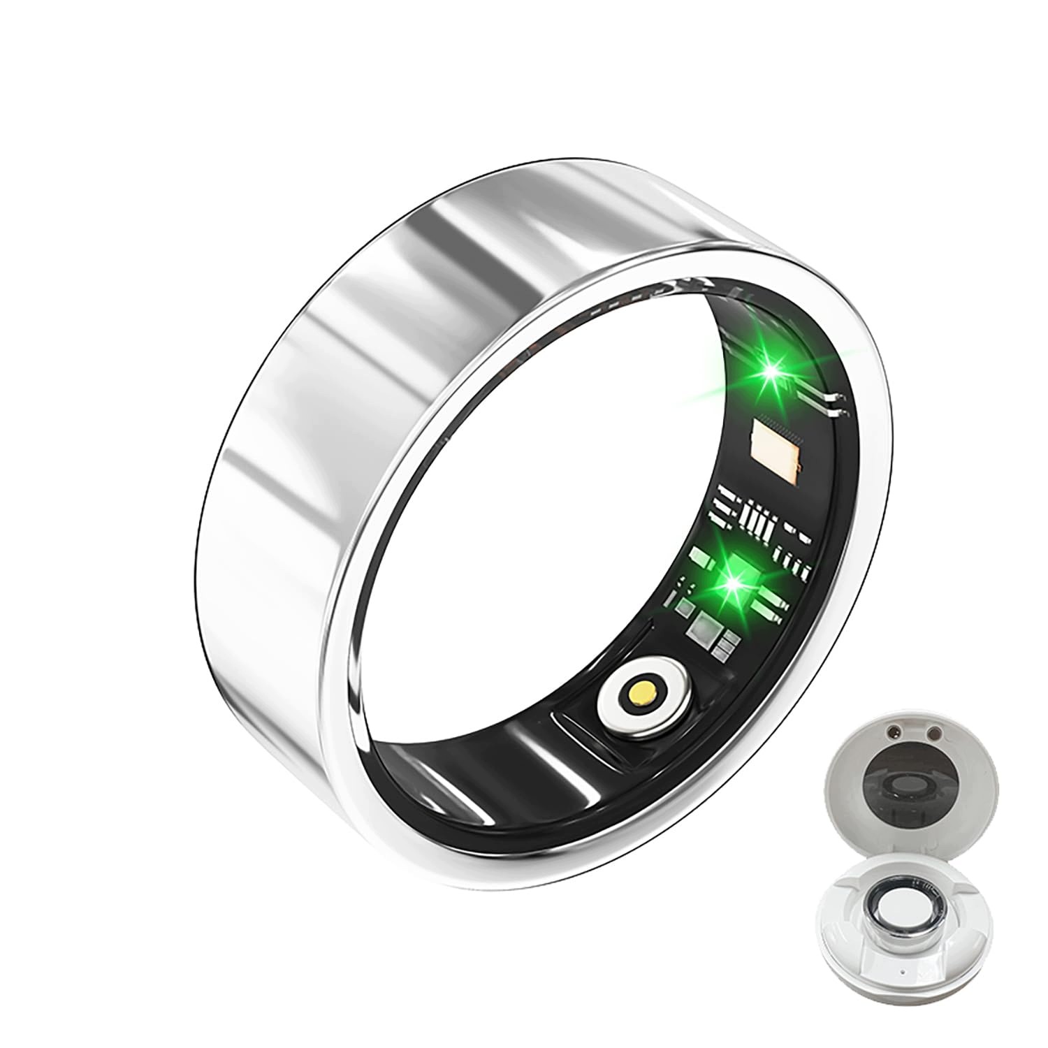 Smart Ring pierścień monitorujący zdrowie fitness tętno sen wodoodporny R09