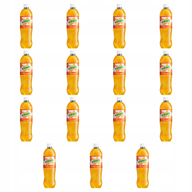 Mirinda Sycený nápoj s pomerančovou příchutí, bez cukru 0,85 l X15