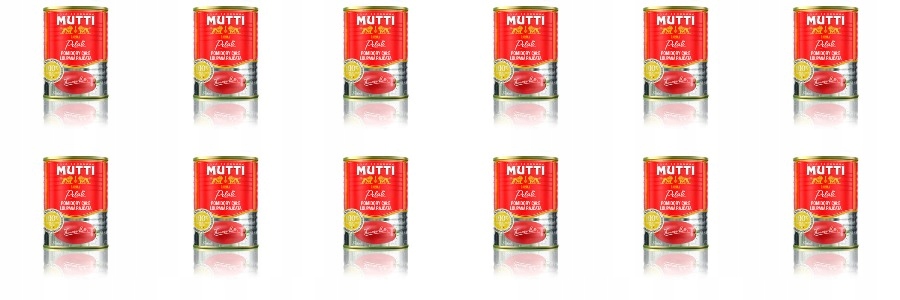 Levně 12 x 400 g Mutti Rajčata celá bez kůže Svařovací