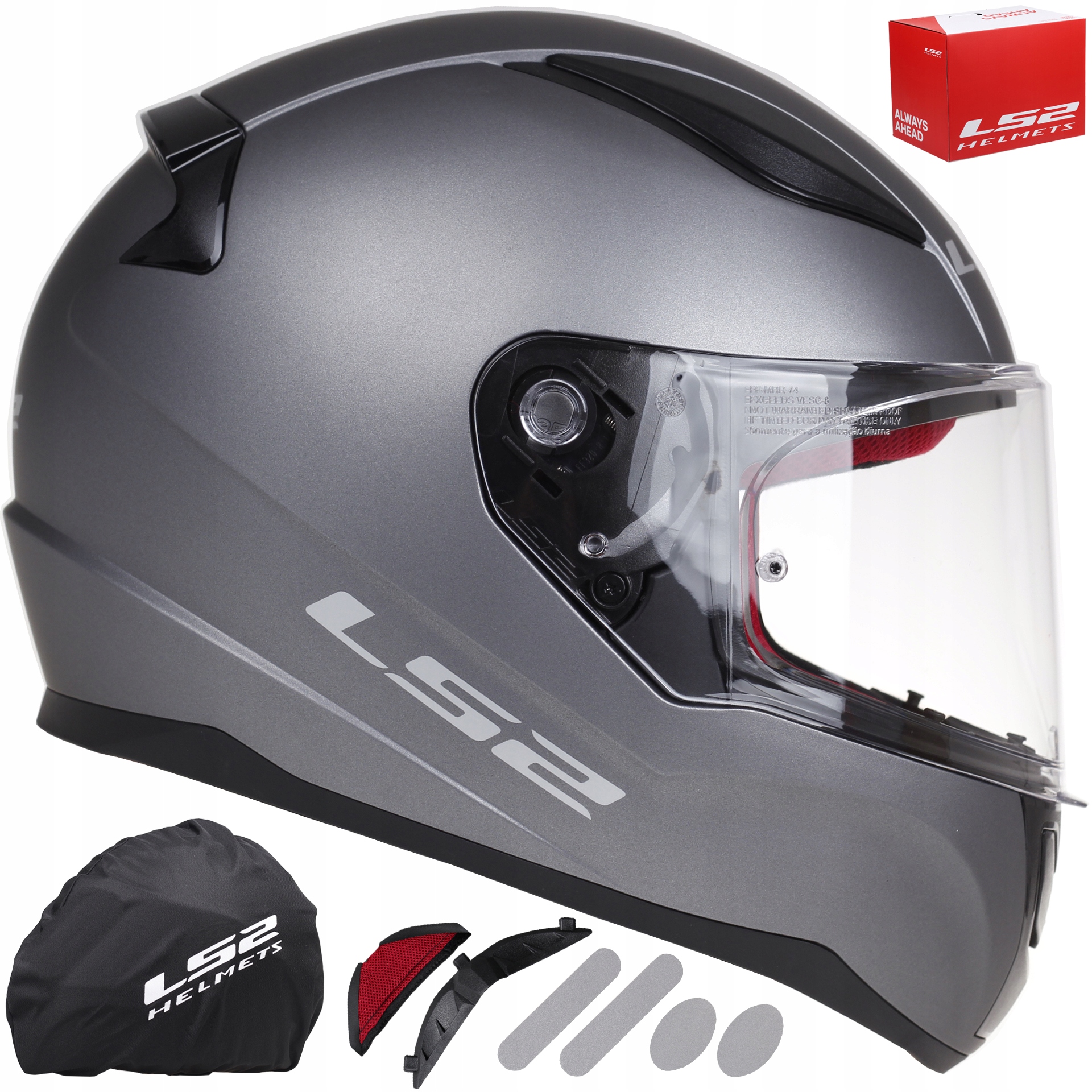 

Kask LS2 Na Motor Skuter FF353 Titan Matowy Męski
