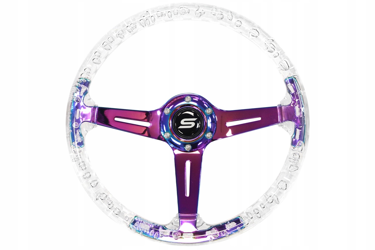 Volant Slide 350 mm ofset: 70 mm NeoChrome Acrylic Clear