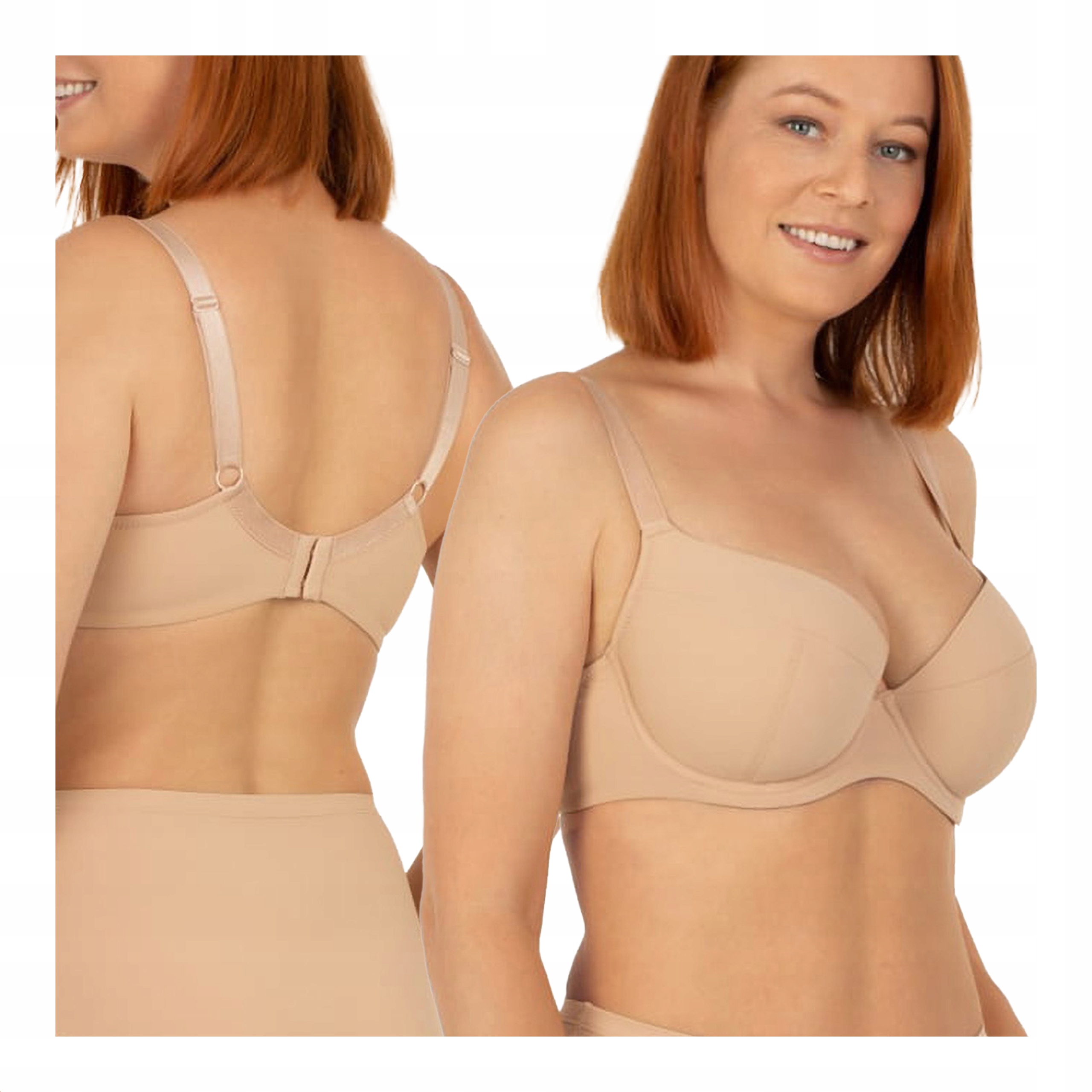 Dámská podprsenka s kosticemi, vyztužená, béžová, hladká Kleo 80D