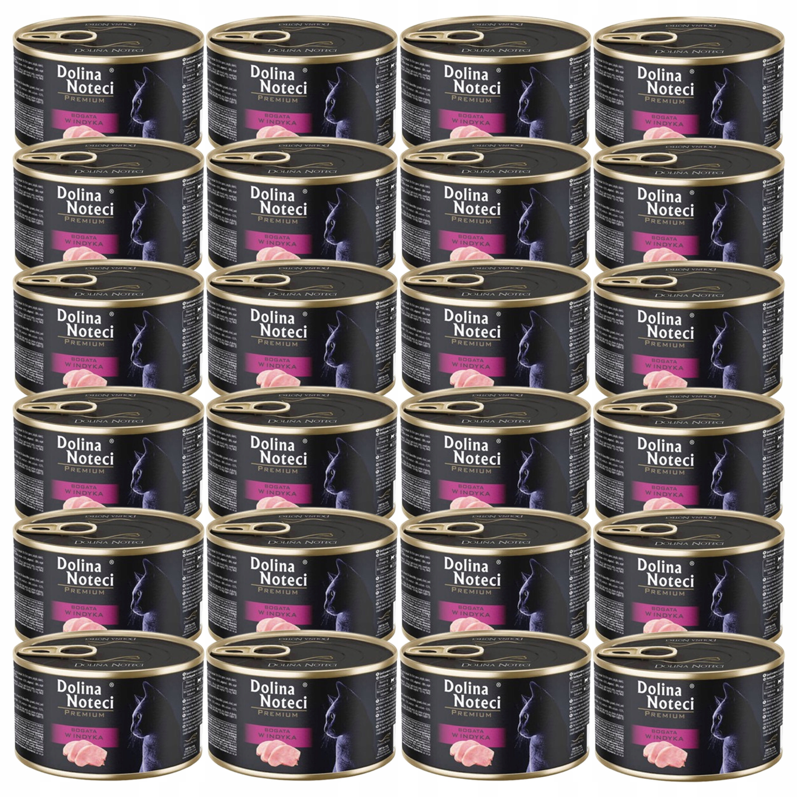 Levně Dolina Noteci Premium Krmivo mokré pro kočky Krůta 24 x 185 g bez obilovin