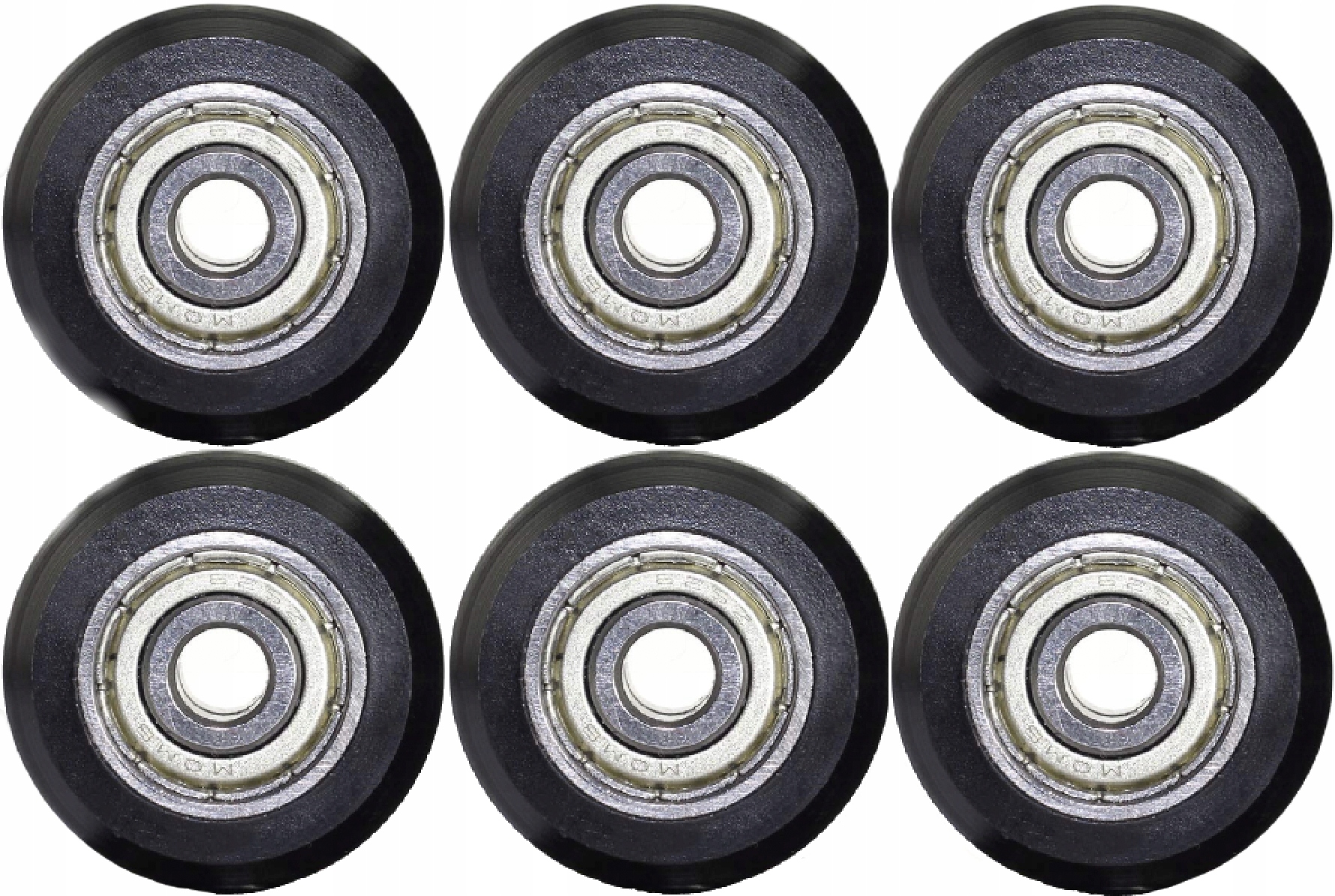 

Zestaw 6x Rolka Prowadnicy Wózka V-slot Duża 24mm