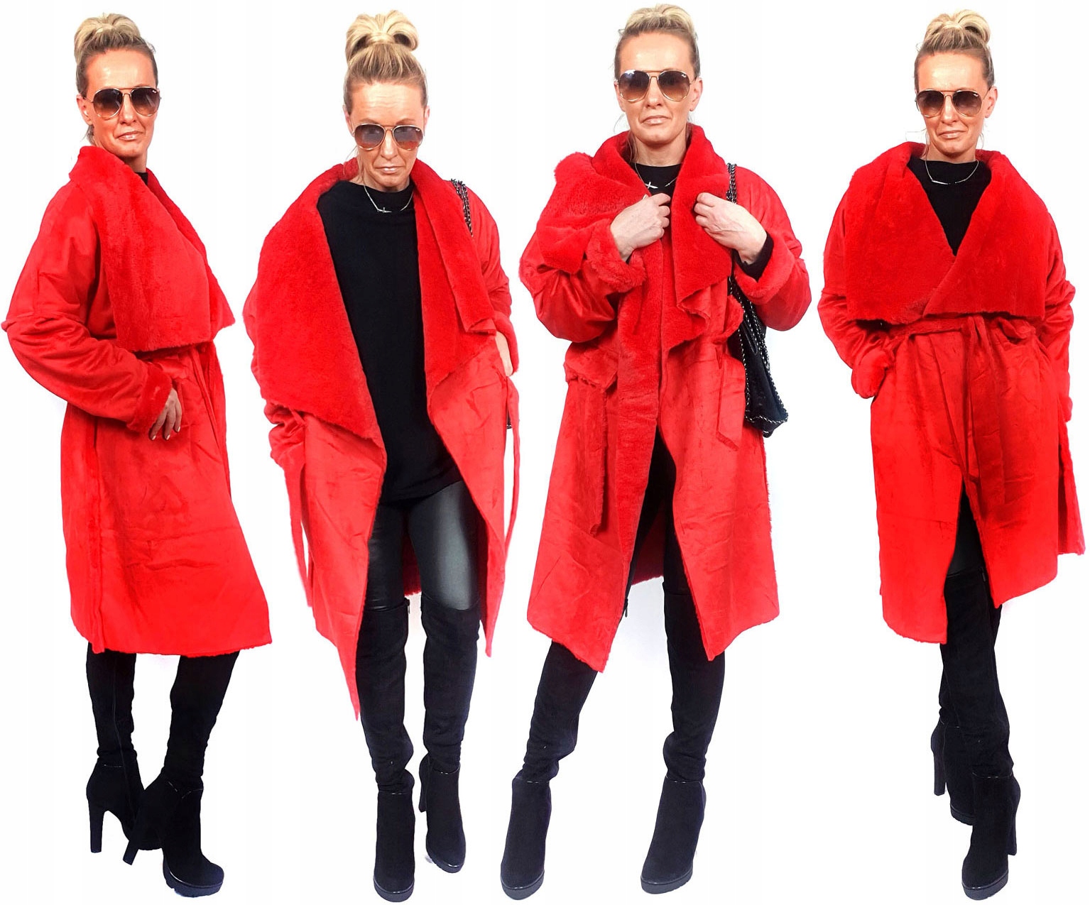 

Płaszczyk Futerko Eko Kożuch Zimowy Futro Luxury