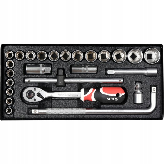 

Yato Komplet Narzędzi 25E 1/2' 10-32MM YT-12671