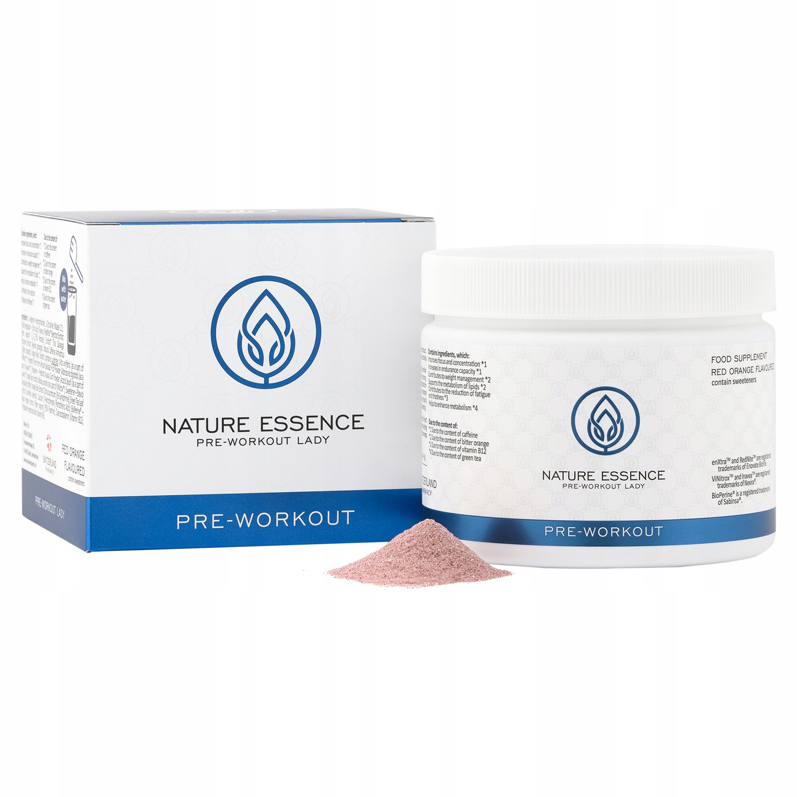 Přírodní Kofein Nature Essence Pre-workout Lady Energy Spalovač Tuků